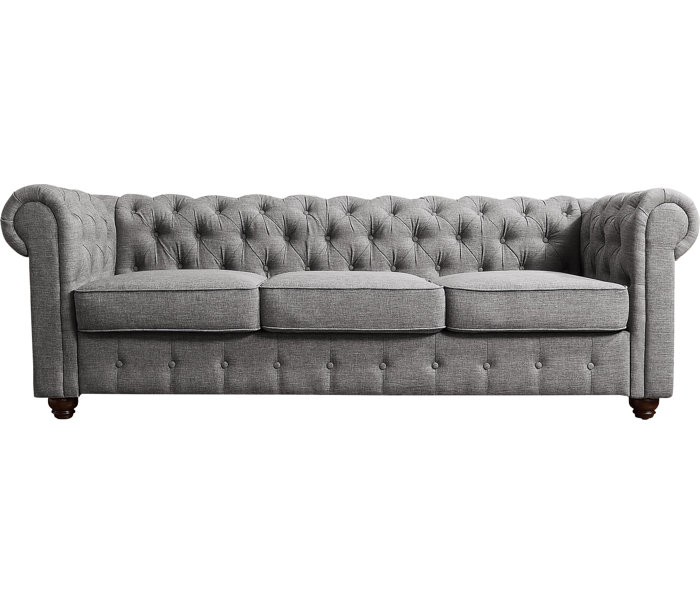 Greyleigh™ Quitaque Chesterfield 84" Rolled Arm Sofa & Reviews Wayfair